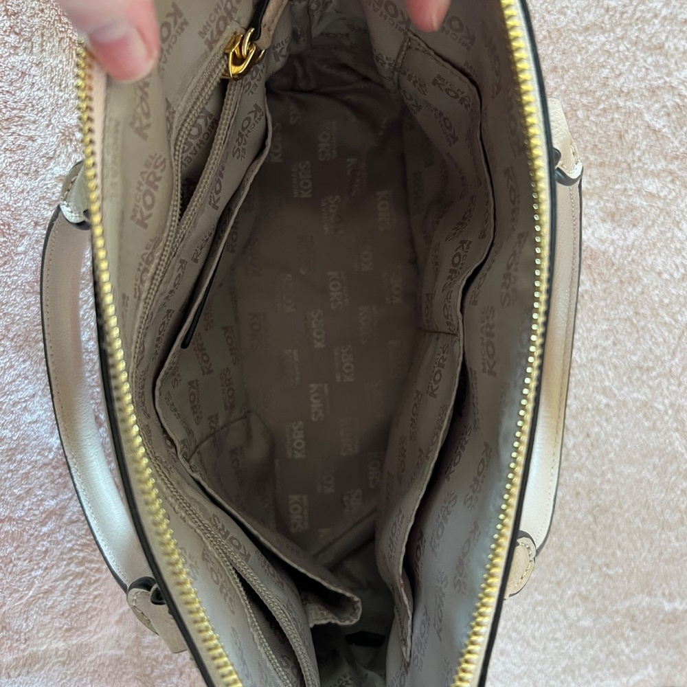 Michael Kors Beige Satchel Bag - Picture 5 of 6